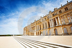 Staircases to the Palace of Versailles in France