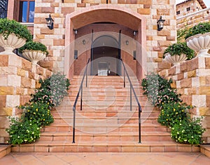 Stairs adorned