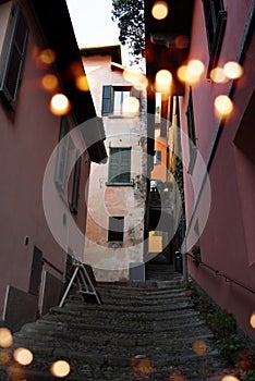 Stairs in the alleys of the old town
