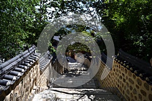 The stairs around Beomeosa.