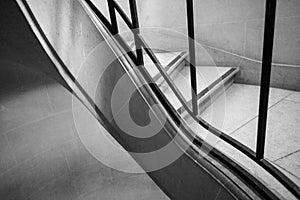 Stairs Black and White