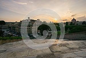 Stairs on Capitoline Hill