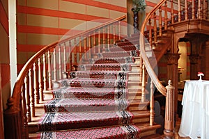 Stairs in castle