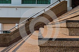 Stairs in the city, Cement stairs