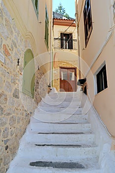 Stairs in the city of Nafplio, Greece. photo