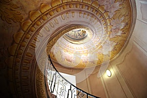 Stairs in cloister Melk photo