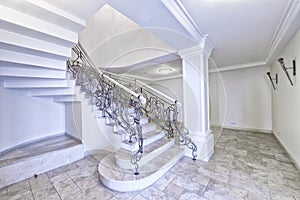 Stairs design in the interior of the house