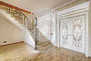 Stairs design in the interior of the house