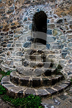 The stairs and the door of the Trabzon castle