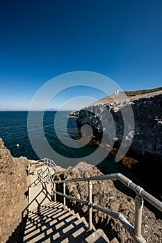 Stairs Down To The Scorpion Boat Dock On Anacapa Island