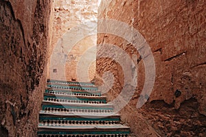 Stairs in El Badi Palace