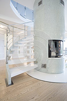 Stairs on the first floor