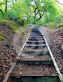 Stairs going to heaven