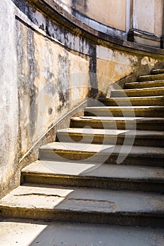 Stairs at a historic building