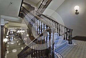 Stairs in Historic Courthouse Building