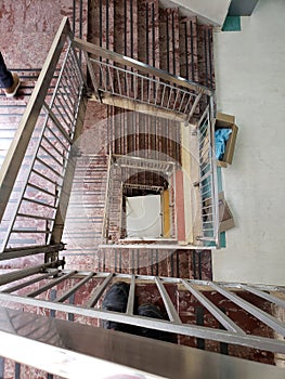 Stairs in a old hospital photo