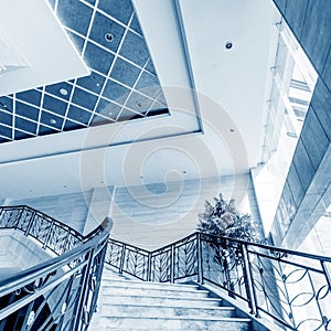 Stairs in the modern house