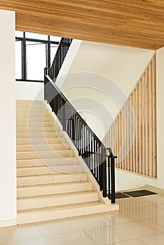 Stairs in modern villa interior