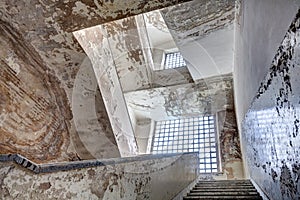 Stairs of an abandoned building