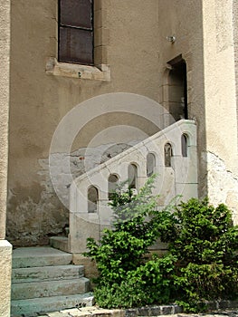 Stairs on an old house