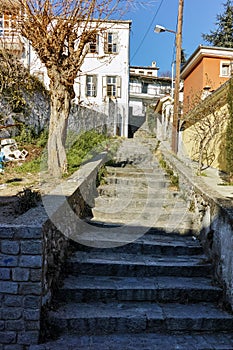 Stairs in old town of Xanthi, East Macedonia and Thrace