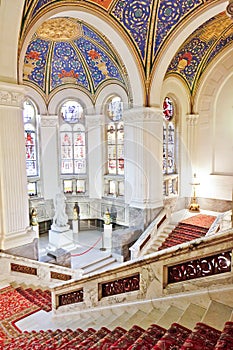 Stairs of the Peace Palace photo