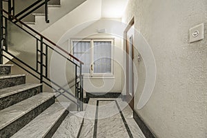 Stairs of a residential building built in the 70s