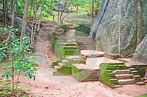 The stairs at the rock