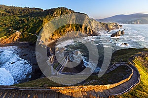 Stairs in San juan de Gaztelugatxe