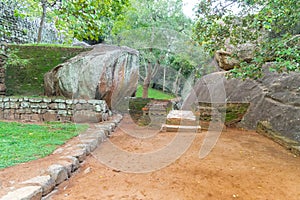 Stairs in Sigiriya.