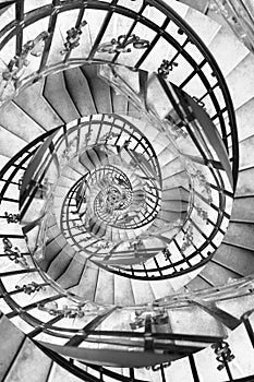 Stairs spiral droste