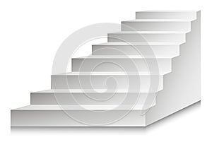 Stairs or staircases and podium ladder vector illustreation.