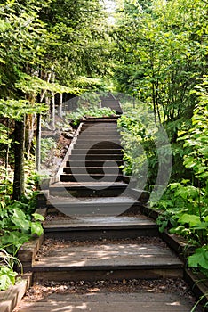 Stairs at Tettegouche State Park