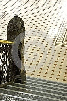 Stairs and Tile Floor