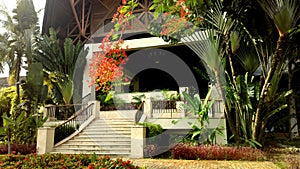 Stairs to the building