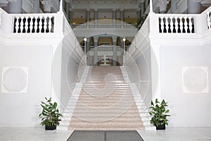 Stairs to the hall