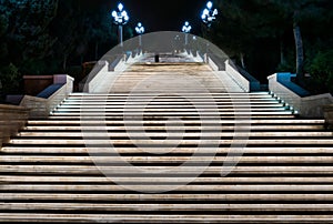 Stairs to the Highland Park Baku, Azerbaijan