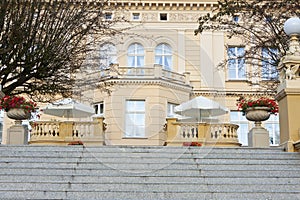 Stairs to Ostromecko palace. photo