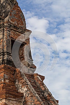 Stairs to the Pagoda at Wat Chaiwatthanaram Temple, Ayutthaya