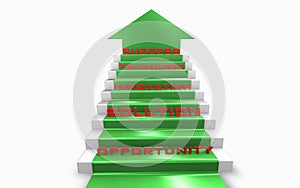 Stairs to success