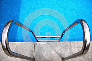 Stairs to the swimmingpool