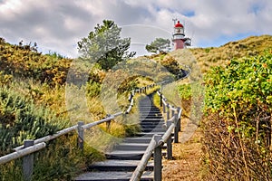 Stairs towards the lighthouse
