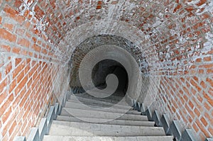 Stairs and underground old passage