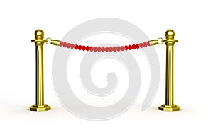 Stairs on the wall .