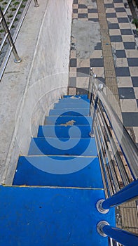 Stairs in the West Banjir Kanal River