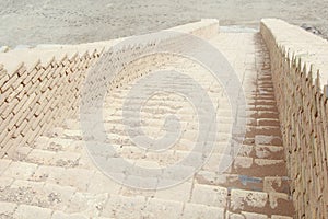Stairs in Ziggurat of Ur photo