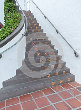 Stairway details, Southwestern design