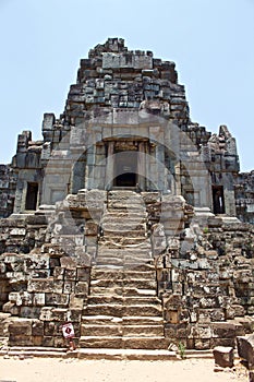 Stairway Leading up to Doorway Inside Temple, Siem Reap