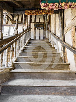Stairway at the Lord Leycester hospital