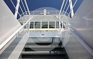 Stairway on ship